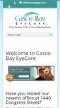 Mobile Screenshot of cascobayeye.com